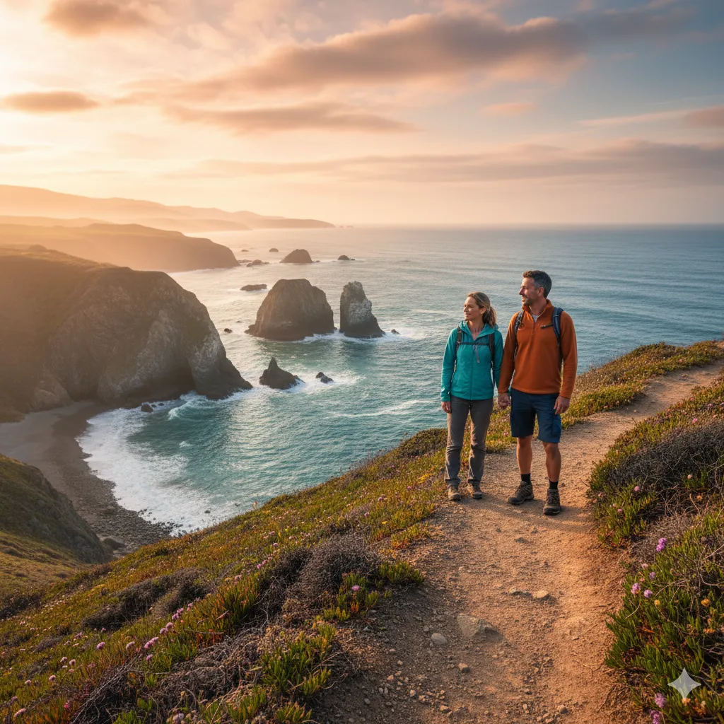 Abstract figures collaborating around a shared table motif